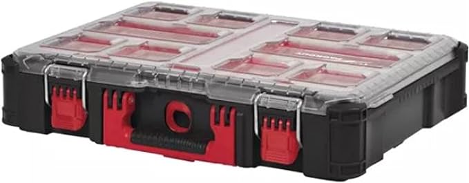 Maletín Milwaukee 4932464082 Packout Organizador Incl. 10 Cajas de Clasificación